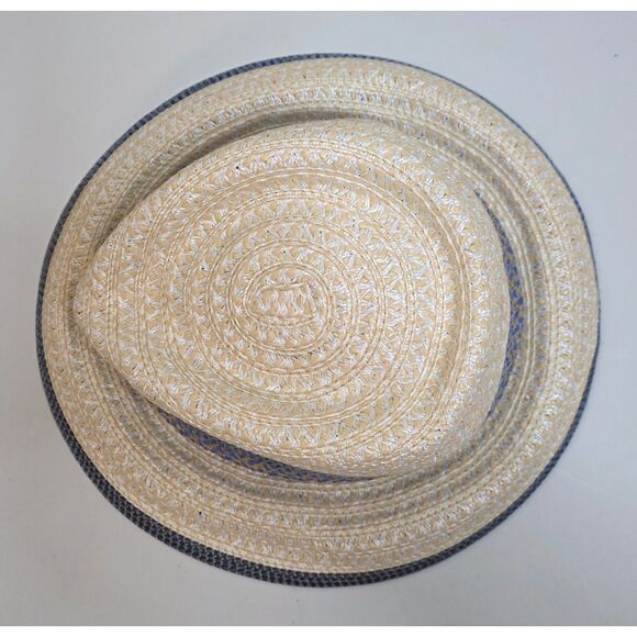 Eric Javits Womens Squishee Straw Packable Fedora Hat UPF 50+ - Picture 3 of 4